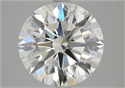 Diamante Natural 3.35 quilates, Redondo , Color G, claridad VS2 y certificado GIA