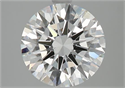 Natural Diamond 2.51 Carats, Round with Excellent Cut, G Color, VVS1 Clarity and Certified by GIA