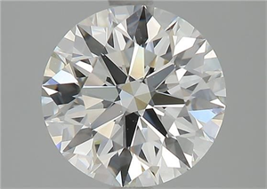 Foto Diamante Natural 2.14 quilates, Redondo , Color G, claridad IF y certificado GIA de