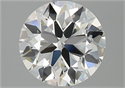 Natural Diamond 1.90 Carats, Round with Very Good Cut, I Color, VVS2 Clarity and Certified by GIA