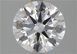 Picture of Natural Diamond 1.81 Carats, Round with Excellent Cut, E Color, VS2 Clarity and Certified by GIA