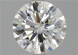 Picture of Natural Diamond 1.77 Carats, Round with Excellent Cut, F Color, VS2 Clarity and Certified by GIA