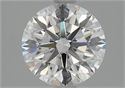 Natural Diamond 1.70 Carats, Round with Excellent Cut, E Color, VS2 Clarity and Certified by GIA
