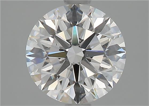 Picture of Natural Diamond 1.70 Carats, Round with Excellent Cut, E Color, VS2 Clarity and Certified by GIA