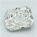 Diamante Natural 3.51 quilates, Radiante , Color H, claridad VS2 y certificado GIA