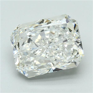 Foto Diamante Natural 3.51 quilates, Radiante , Color H, claridad VS2 y certificado GIA de