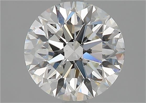 Picture of Natural Diamond 1.69 Carats, Round with Excellent Cut, G Color, VS2 Clarity and Certified by GIA