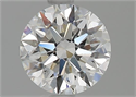 Natural Diamond 1.37 Carats, Round with Excellent Cut, F Color, VS1 Clarity and Certified by GIA