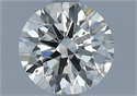Natural Diamond 1.13 Carats, Round with Excellent Cut, L Color, I1 Clarity and Certified by GIA