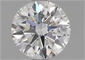 Natural Diamond 1.06 Carats, Round with Excellent Cut, E Color, VS2 Clarity and Certified by GIA