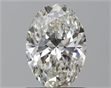 Natural Diamond 0.82 Carats, Oval with  Cut, H Color, IF Clarity and Certified by IGI