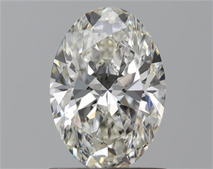 Picture of Natural Diamond 0.82 Carats, Oval with  Cut, H Color, IF Clarity and Certified by IGI