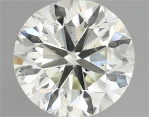 Picture of Natural Diamond 1.51 Carats, Round with Very Good Cut, M Color, SI2 Clarity and Certified by GIA