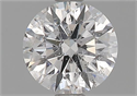 Natural Diamond 0.96 Carats, Round with Excellent Cut, F Color, I1 Clarity and Certified by GIA