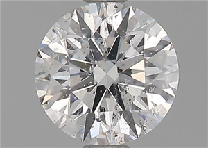 Picture of Natural Diamond 0.96 Carats, Round with Excellent Cut, F Color, I1 Clarity and Certified by GIA