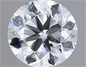 Natural Diamond 0.47 Carats, Round with Very Good Cut, D Color, SI1 Clarity and Certified by GIA