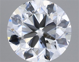 Picture of Natural Diamond 0.47 Carats, Round with Very Good Cut, D Color, SI1 Clarity and Certified by GIA