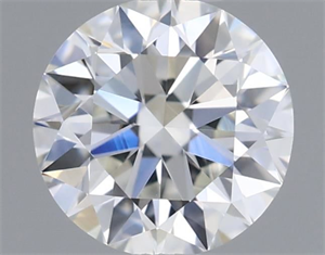 Foto Diamante Natural 0.46 quilates, Redondo , Color H, claridad VVS2 y certificado GIA de