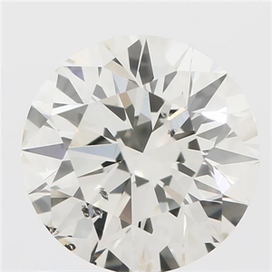 Picture of Natural Diamond 1.02 Carats, Round with Excellent Cut, L Color, SI1 Clarity and Certified by IGI
