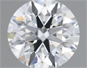 Diamante Natural 0.45 quilates, Redondo , Color I, claridad VVS2 y certificado GIA