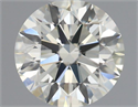 Natural Diamond 0.72 Carats, Round with Excellent Cut, M Color, SI1 Clarity and Certified by GIA