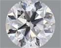 Natural Diamond 0.96 Carats, Round with Very Good Cut, F Color, SI1 Clarity and Certified by GIA