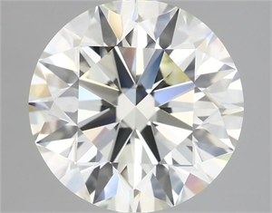 Picture of Natural Diamond 3.01 Carats, Round with Excellent Cut, L Color, VVS2 Clarity and Certified by IGI