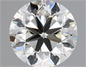 Natural Diamond 2.00 Carats, Round with Very Good Cut, H Color, VVS1 Clarity and Certified by IGI