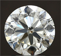 Natural Diamond 1.50 Carats, Round with Very Good Cut, L Color, SI1 Clarity and Certified by IGI