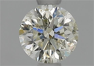 Foto Diamante Natural 0.50 quilates, Redondo , Color L, claridad I1 y certificado GIA de