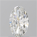 Diamante Natural 0.90 quilates, Ovalado , Color F, claridad VVS1 y certificado GIA
