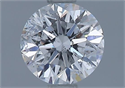Natural Diamond 0.75 Carats, Round with Very Good Cut, D Color, I1 Clarity and Certified by GIA