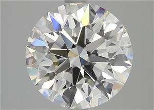Foto Diamante Natural 3.22 quilates, Redondo , Color G, claridad IF y certificado GIA de