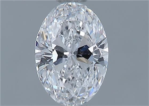 Picture of Natural Diamond 0.70 Carats, Oval with  Cut, D Color, SI1 Clarity and Certified by GIA