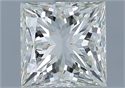 Diamante Natural 1.64 quilates, Princesa , Color K, claridad VVS1 y certificado GIA