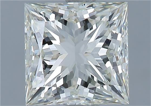 Foto Diamante Natural 1.64 quilates, Princesa , Color K, claridad VVS1 y certificado GIA de
