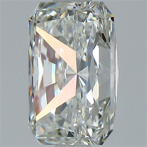 Picture of Natural Diamond 1.51 Carats, Radiant with  Cut, I Color, VS1 Clarity and Certified by GIA
