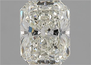 Foto Diamante Natural 1.52 quilates, Radiante , Color J, claridad SI1 y certificado GIA de