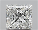 Diamante Natural 0.90 quilates, Princesa , Color G, claridad VS1 y certificado GIA