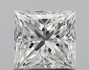 Foto Diamante Natural 0.90 quilates, Princesa , Color G, claridad VS1 y certificado GIA de