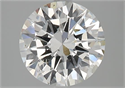 Natural Diamond 2.25 Carats, Round with Very Good Cut, H Color, SI2 Clarity and Certified by GIA