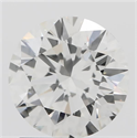 Natural Diamond 1.12 Carats, Round with Excellent Cut, I Color, IF Clarity and Certified by IGI