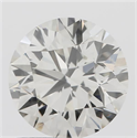 Natural Diamond 0.86 Carats, Round with Excellent Cut, L Color, VVS1 Clarity and Certified by IGI