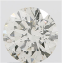 Natural Diamond 0.90 Carats, Round with Excellent Cut, L Color, SI2 Clarity and Certified by IGI