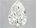 Natural Diamond 4.01 Carats, Pear with  Cut, J Color, VS1 Clarity and Certified by IGI