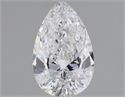 Natural Diamond 0.77 Carats, Pear with  Cut, D Color, VVS1 Clarity and Certified by GIA