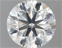 Natural Diamond 0.80 Carats, Round with Very Good Cut, J Color, SI1 Clarity and Certified by GIA