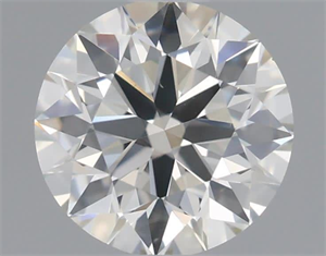 Picture of Natural Diamond 0.72 Carats, Round with Excellent Cut, K Color, SI2 Clarity and Certified by GIA