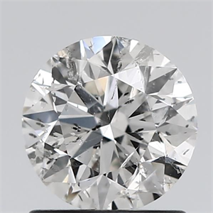 Picture of Natural Diamond 1.09 Carats, Round with Excellent Cut, G Color, I1 Clarity and Certified by GIA