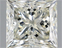 Diamante Natural 0.90 quilates, Princesa , Color K, claridad VVS2 y certificado IGI